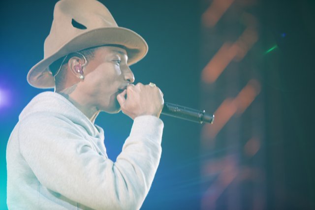 Pharrell Williams Performs at O2 Arena in London