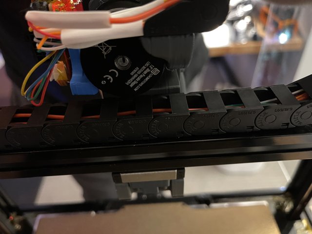 3D Printer with Wired Add-ons