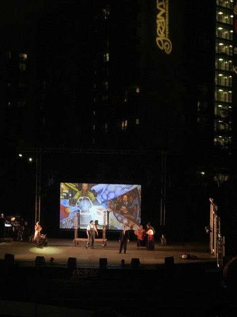 Nighttime Stage Performance