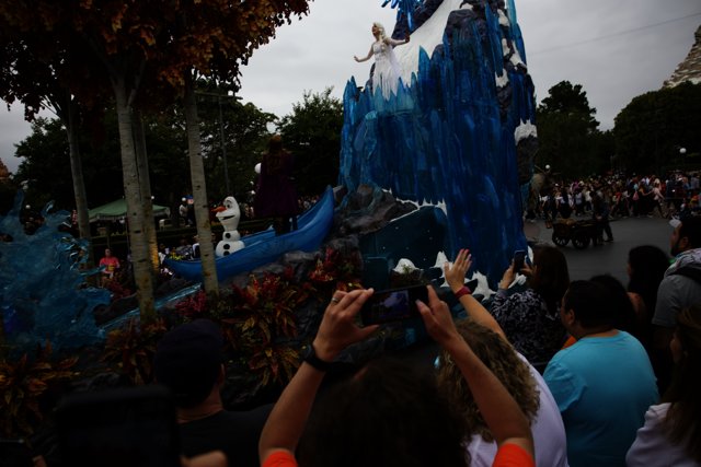 Magical Ice Sculpture Float at Disneyland