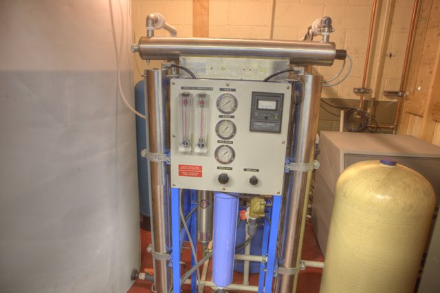 Water Treatment System in a Factory Room