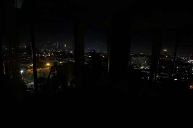Lights Above the Urban Skyline
