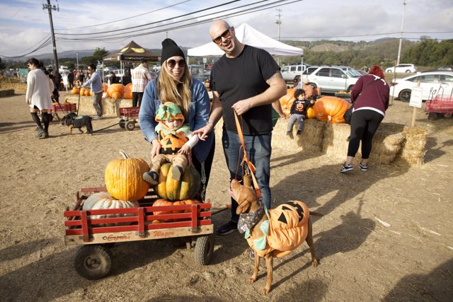 Harvest Day Joy with Lori, Dave, and Furry Friend