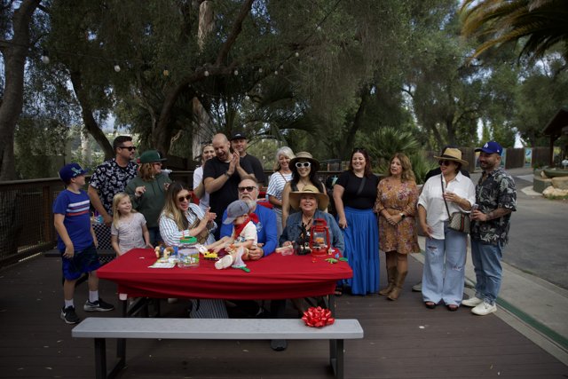 A Joyful Celebration Under the Trees