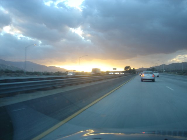 Sunset Drive on the Freeway