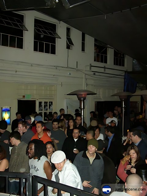 Nightclub Crowd at a Urban Pub
