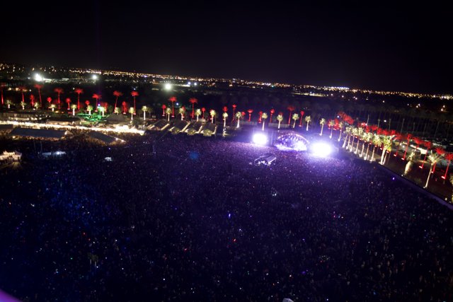 Illuminated Crowd at Coachella 2012