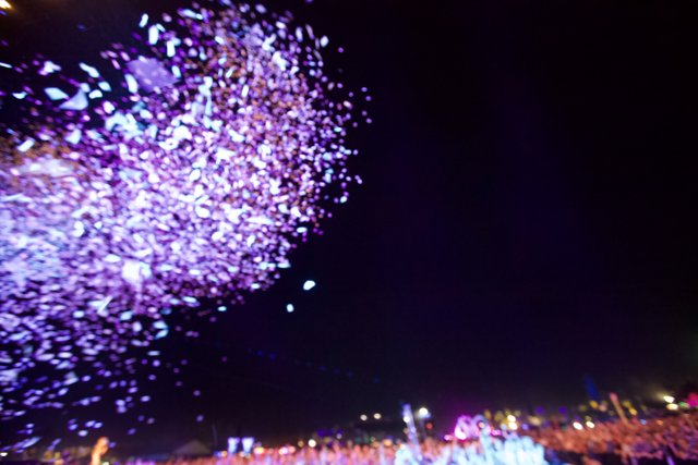 Fireworks and Lighting at Coachella