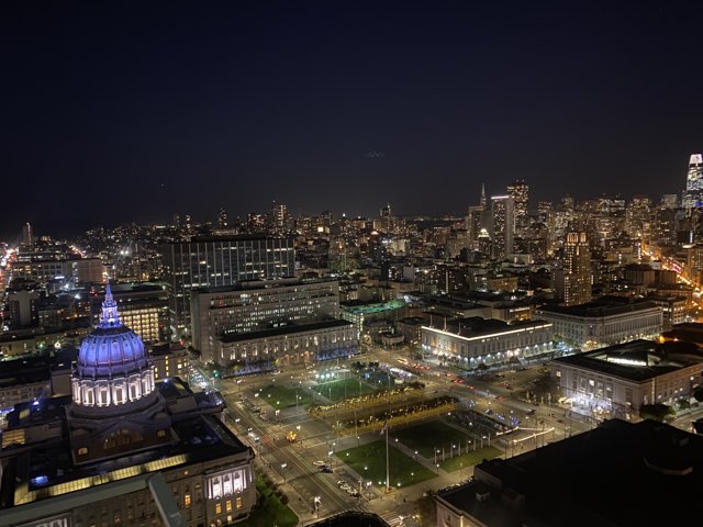 A Nighttime View of San Francisco's Cityscape