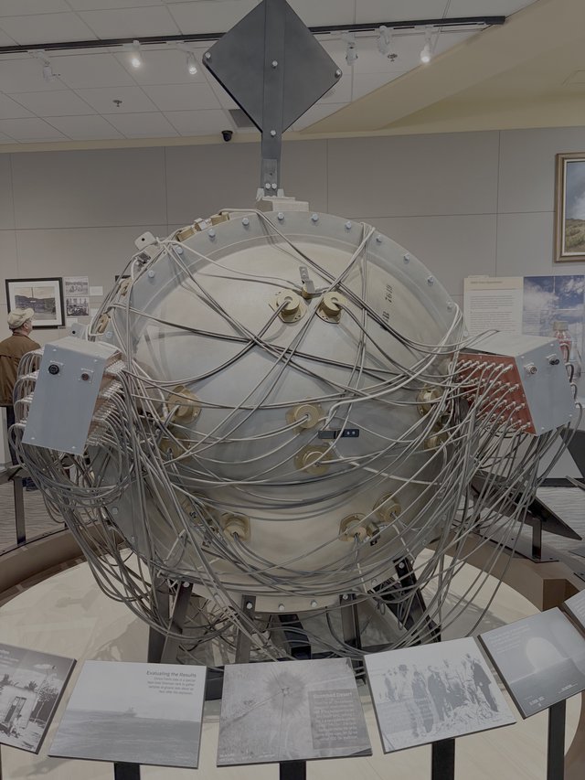 Historic Nuclear Test Equipment Museum Display