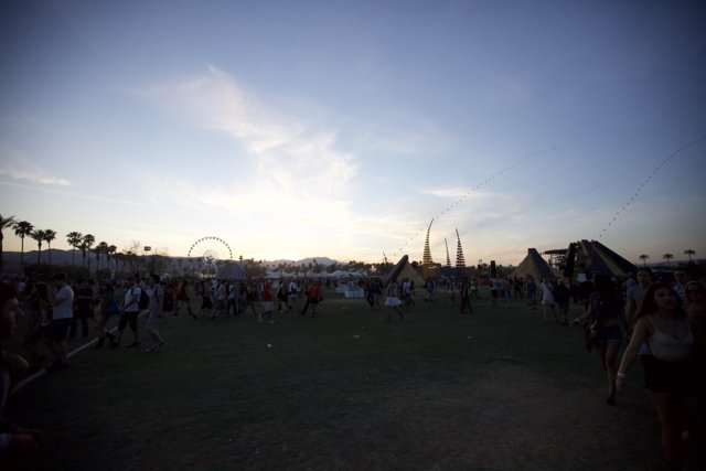 Sunset Crowd at Coachella 2012