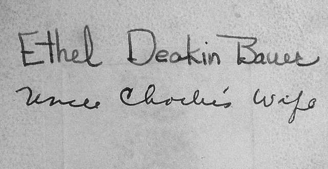 Ethel Deckin Bauer's Signature