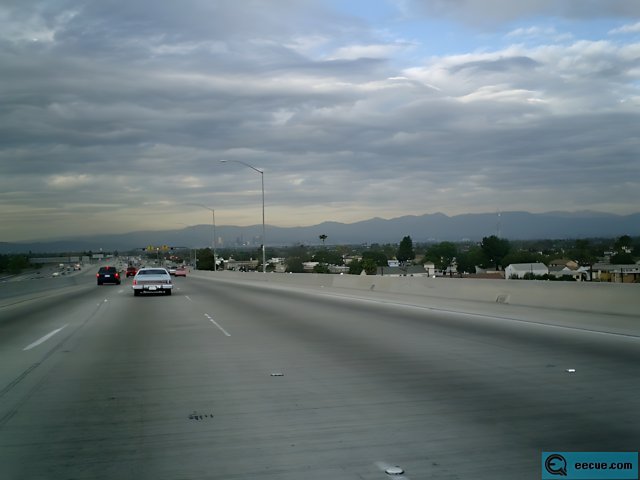 Freeway Overlooking the Hill