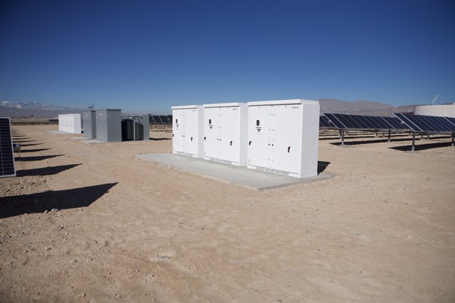 Solar Panels in the Desert