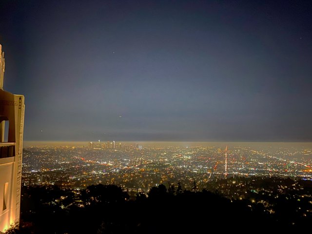 Nighttime Cityscape from Griffith Observatory
