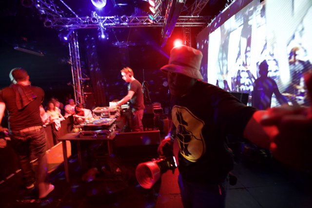 DJ and Musician Rocking the Night Away