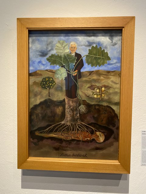 Luther Burbank with His Tree