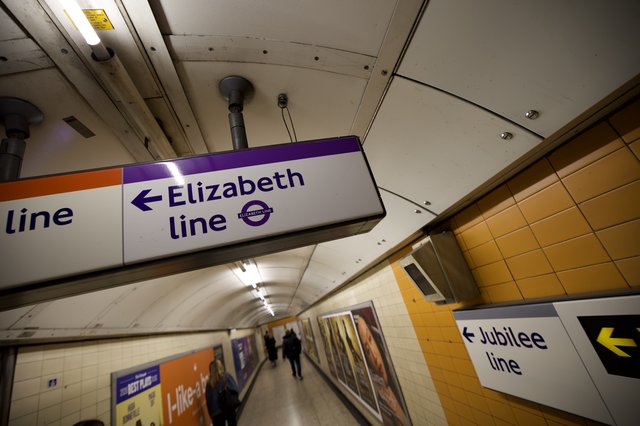 Underground Wayfinding Signs in London Tube Station
