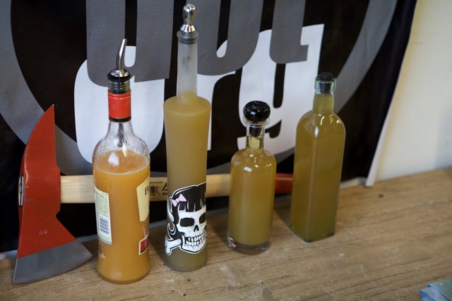 A Collection of Habanero Rum Bottles