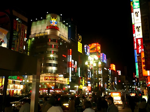 Bustling Tokyo Metropolis at Night