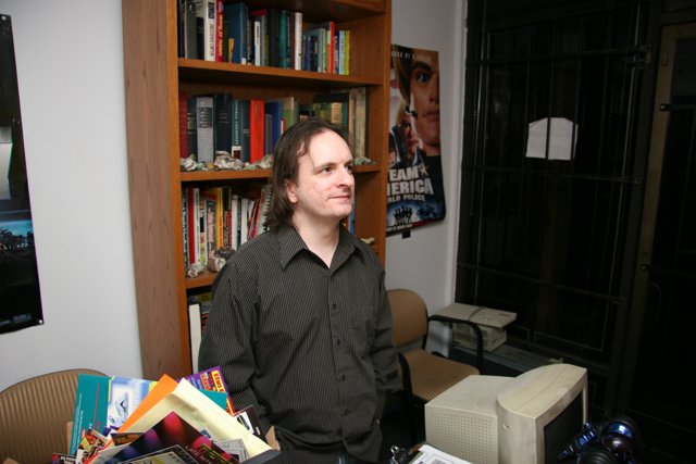 Michael R in his Home Office