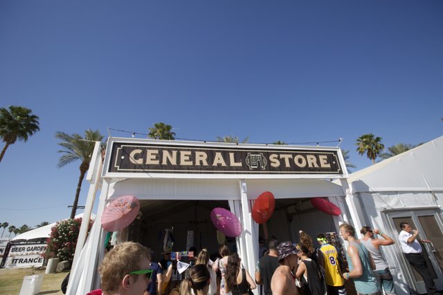 The Bustling General Store at Coachella Valley Music and Arts Festival