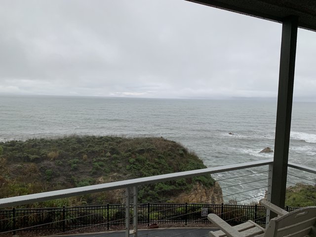 Ocean View from a Balcony in Pismo Beach