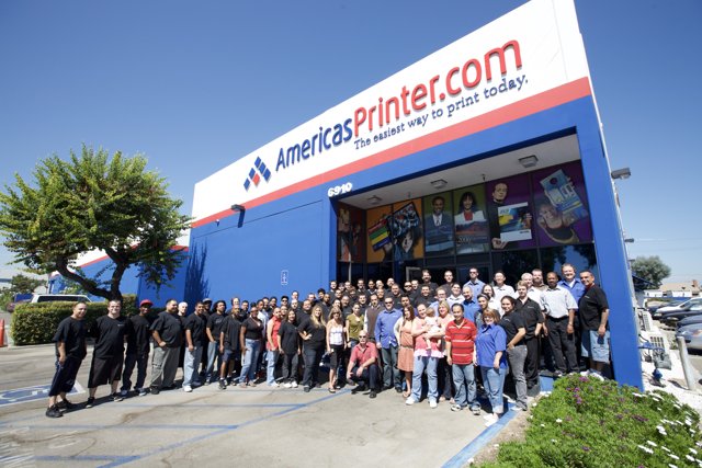 Group of People at American Printer Co.