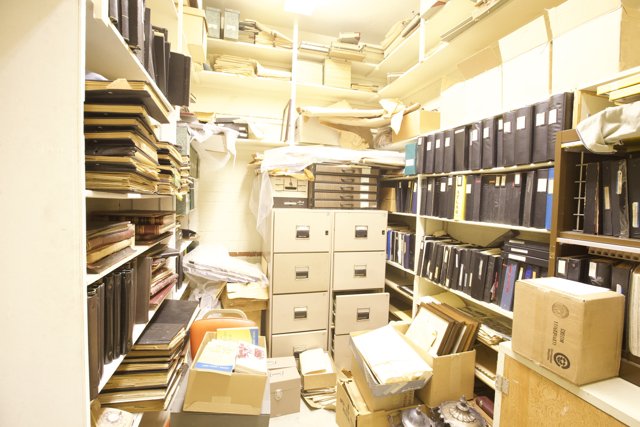 The Organized Chaos of a Busy Library Room