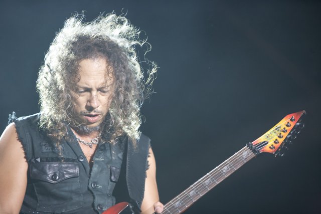 Kirk Hammett rocks the stage at Big Four Festival