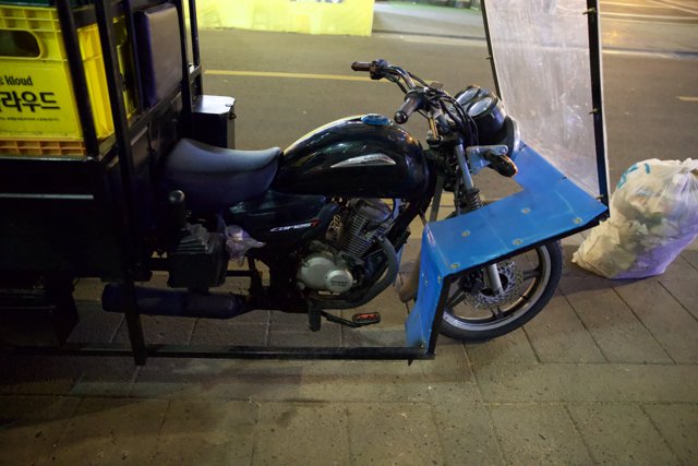 Solitude in Seoul: A Midnight Motorcycle Moment
