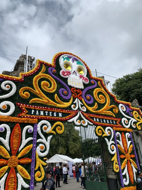 The Flowered Skull Archway