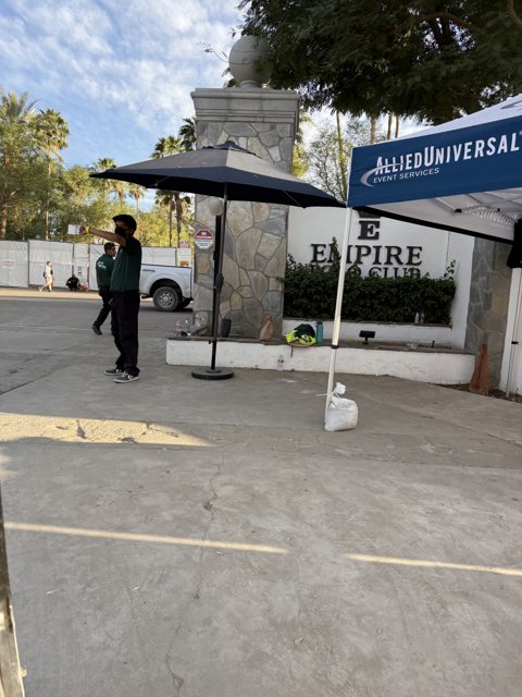 Afternoon at Empire Polo Club Entrance