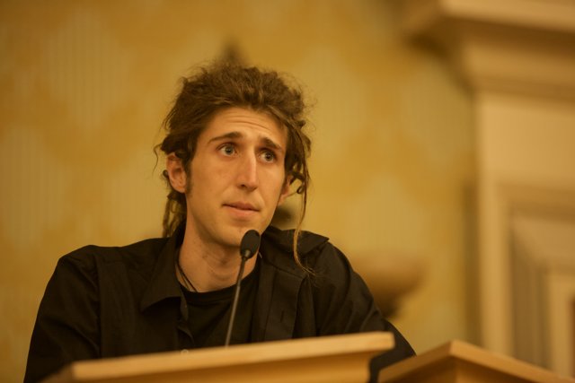 Moxie Marlinspike Speaks from the Podium