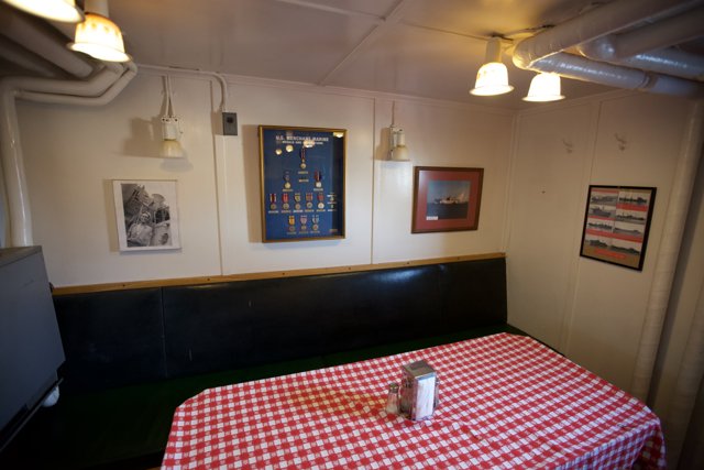 Artwork in a Cozy Restaurant