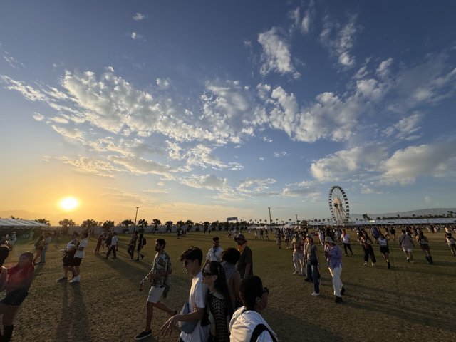 Sunset Revelry at Coachella 2024