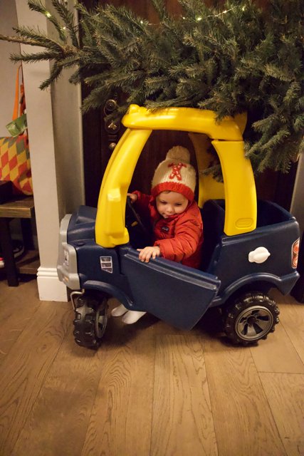 Wesley's First Christmas Drive