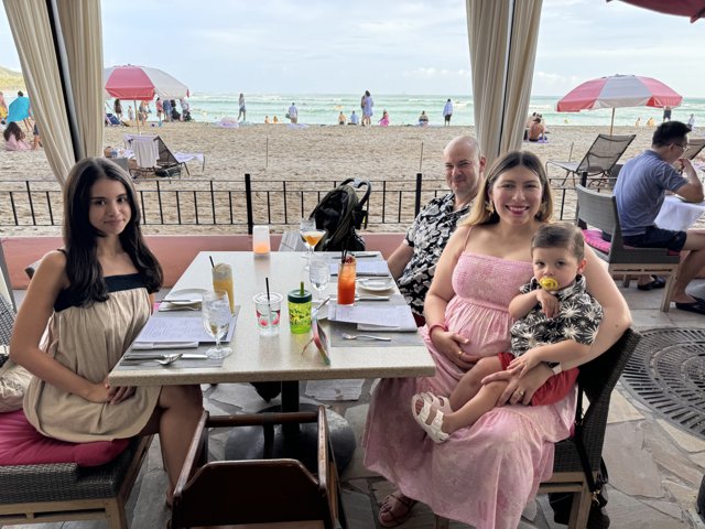 Family Time by the Sea
