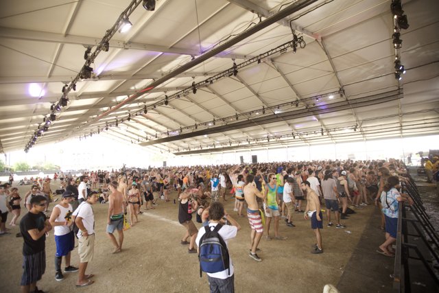 Crowd-Packed Coachella Tent