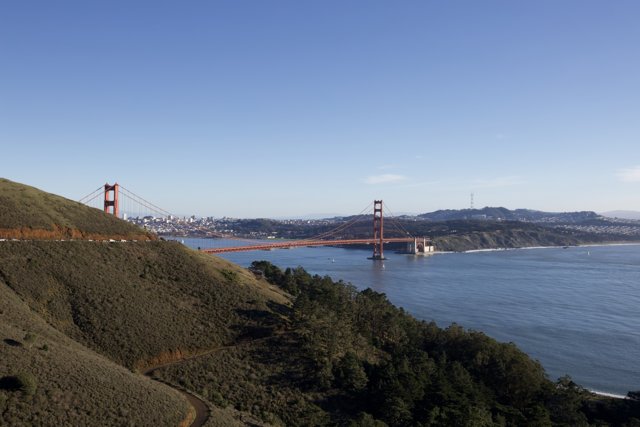 Golden Gate Bridge: A Hilltop Perspective