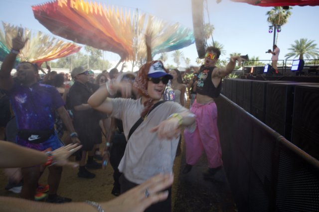 Vibrant Life at Coachella 2024: A Captured Moment of Joy and Music