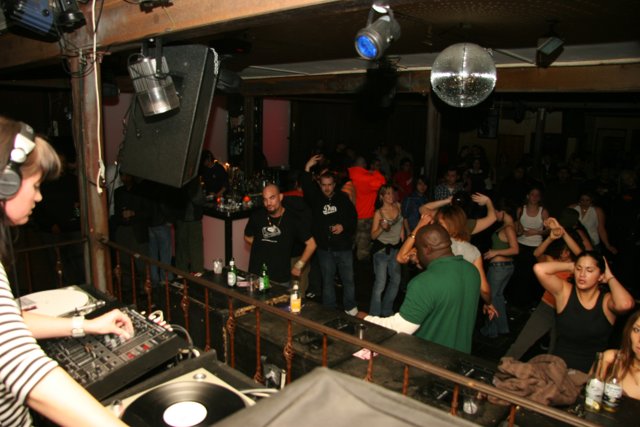 DJ spinning the night away