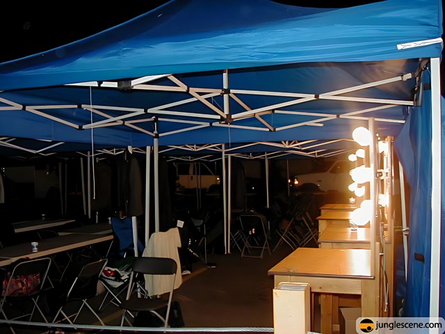 Blue Tent Glow