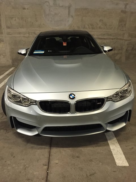 Sleek Silver BMW M4 in Los Angeles