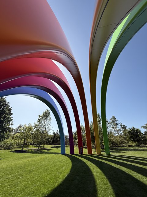 Vibrant Arches of Apple Park