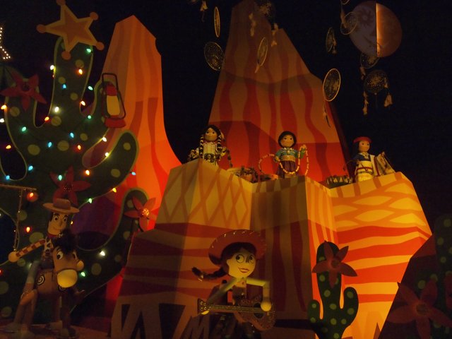 Disney's Festive Parade with Toy Figurines