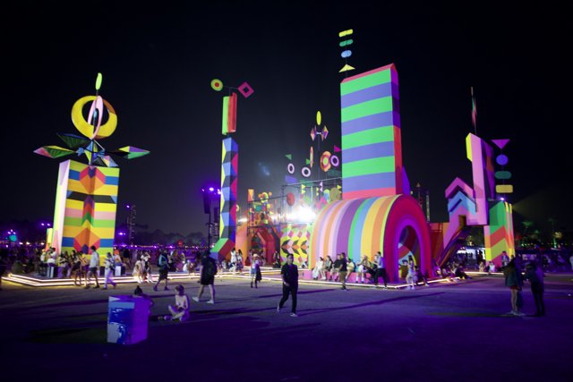 Vibrant Nights at Coachella 2024: A Celebration of Color and Community