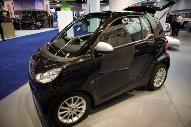 Smart Car on Display at Auto Show