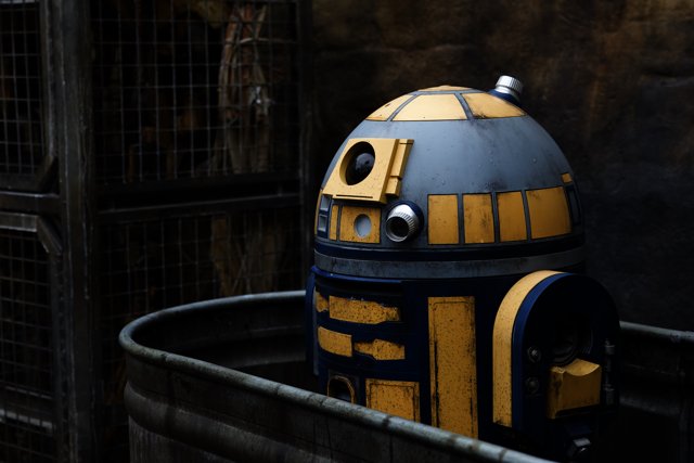 R2D2 in a Sphere Cage