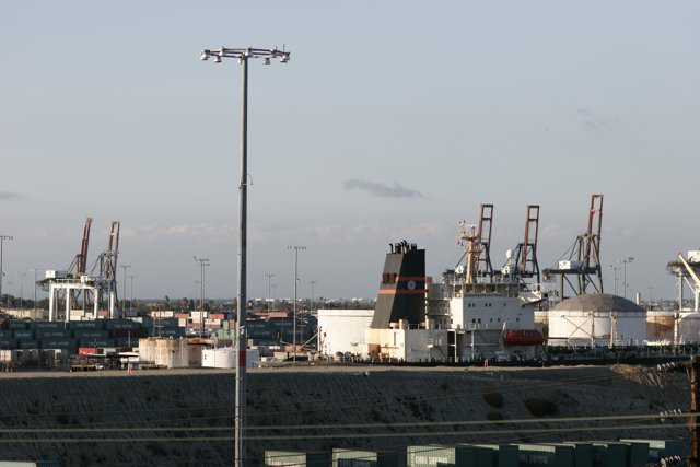 Industrial Landscape by the Waterfront
